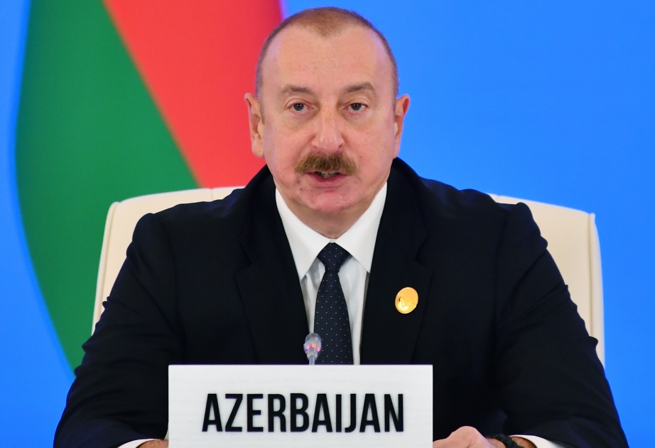 President of Azerbaijan: Armenia is one of a few failed and dependent states worldwide trying to serve several patrons  VIDEO