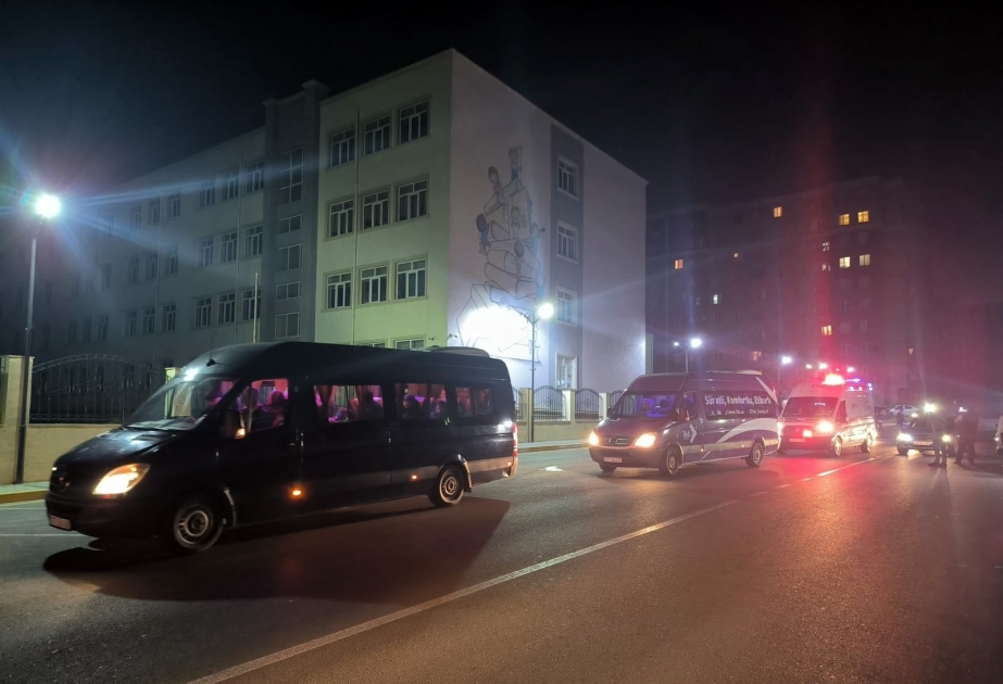 Otras 25 familias han sido trasladadas a la ciudad de Fuzuli