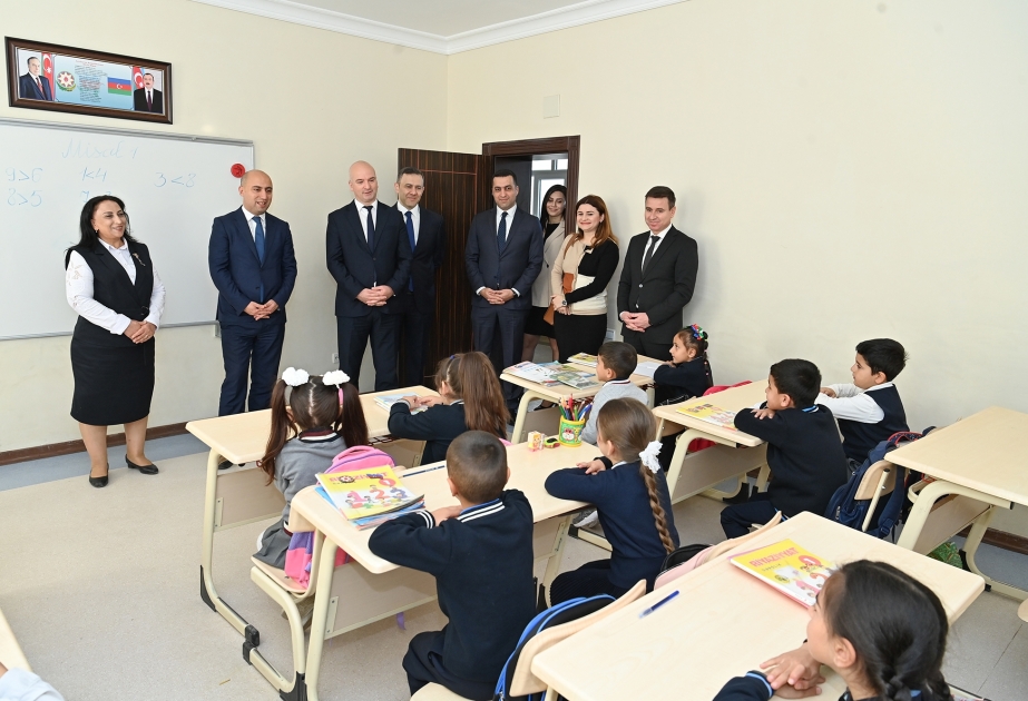 Elm və təhsil naziri Naxçıvanda məktəblərdə olub