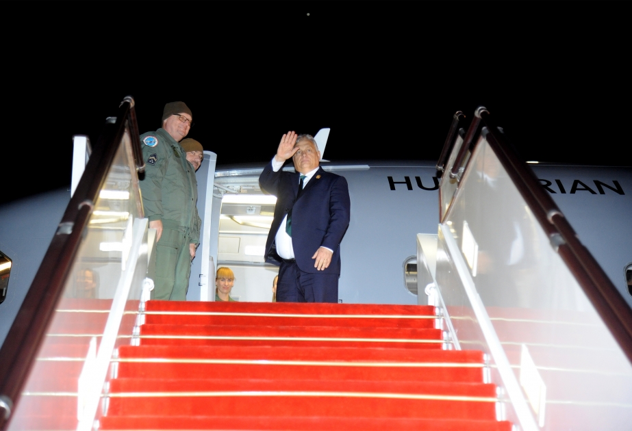 Hungarian PM concludes his working visit to Azerbaijan