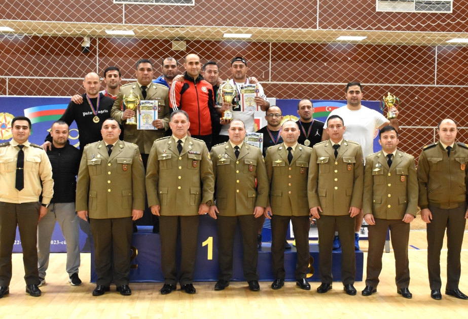 Sərbəst güləş üzrə çempionatda FHN-in Aparatı və qurumlarını təmsil edən 100-ə yaxın əməkdaş iştirak edib
