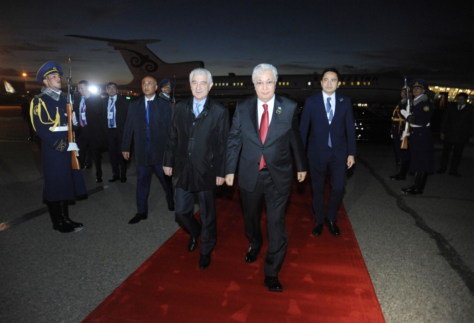 Qazaxıstan Prezidentinin Azərbaycana səfəri başa çatıb