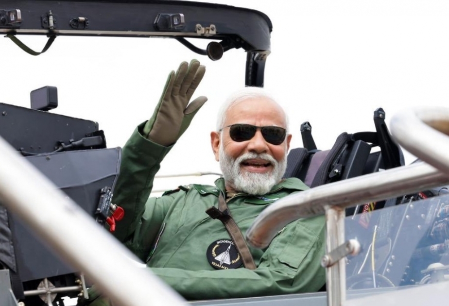Indian PM Modi takes sortie in Tejas fighter jet, says 'renewed sense of pride'