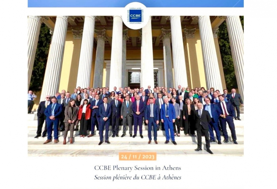 Vəkillər Kollegiyasının rəhbərliyinin Yunanıstanda iştirak etdiyi plenar iclasda CCBE-yə yeni prezident seçilib