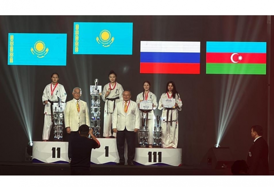 Azerbaijani female karate fighter grabs world bronze in Kazakhstan
