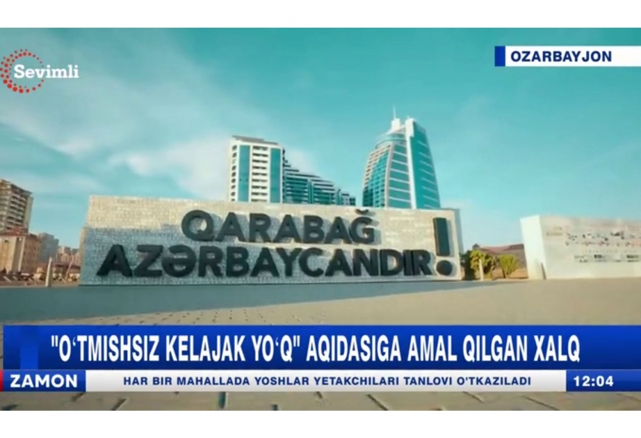 Özbəkistan telekanalında Bakı şəhəri haqqında veriliş nümayiş olunub
