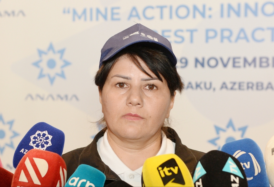 Qadın minatəmizləyən: Qorxu hissi bizə yaddır
