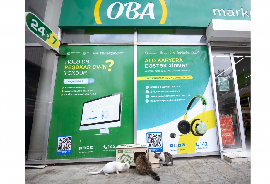 ®  “OBA” sahibsiz küçə heyvanları üçün layihə başlatdı