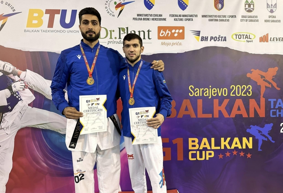 Azerbaijani taekwondo fighters claim two golds at Balkan Cup 2023