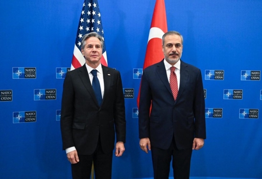 Hakan Fidan NATO-nun Baş katibi və ABŞ-ın Dövlət katibi ilə görüşüb