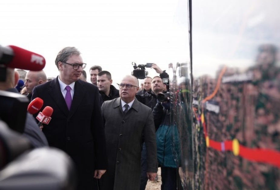 Serbiya Prezidenti Azərbaycan şirkətinin layihələndirdiyi yolun təməlqoyma mərasimində iştirak edib