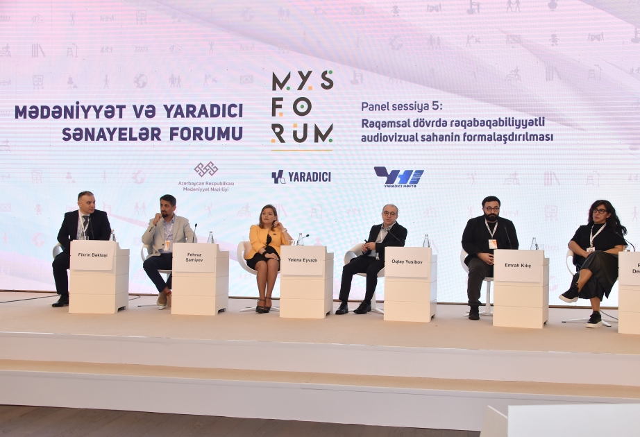 Panel sessiya: Rəqəmsal dövrdə rəqabətqabiliyyətli audiovizual sahənin formalaşdırılması