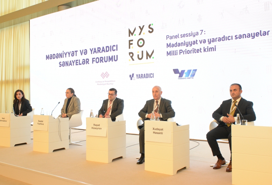 Mədəniyyət və Yaradıcı Sənayelər Forumu başa çatıb VİDEO
