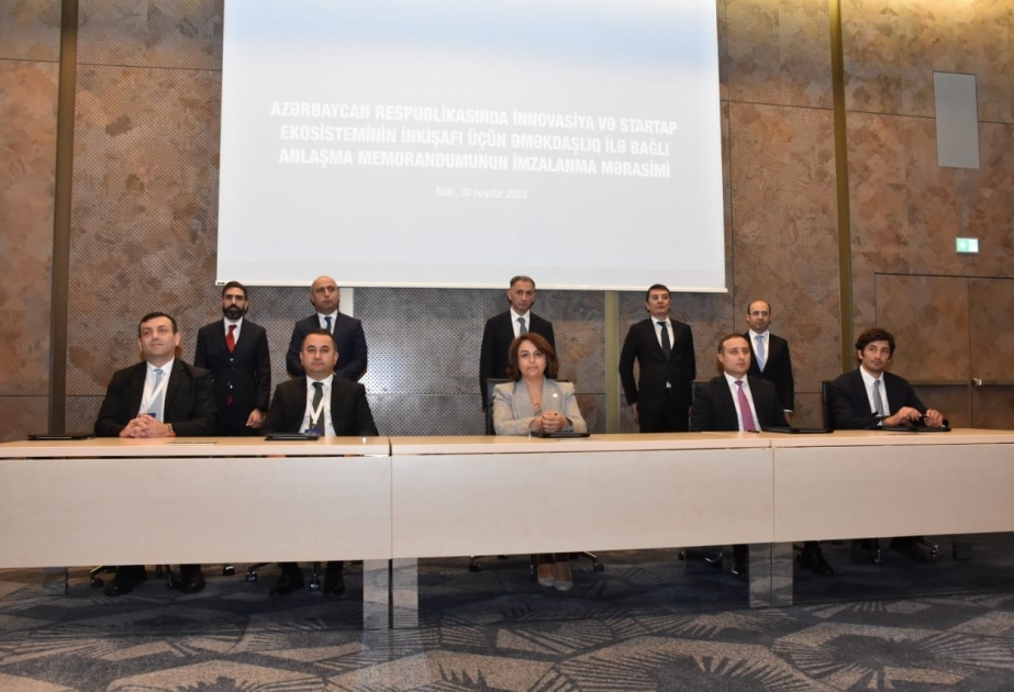 Azərbaycanda innovasiya və startap ekosisteminin inkişafı üçün memorandum imzalanıb