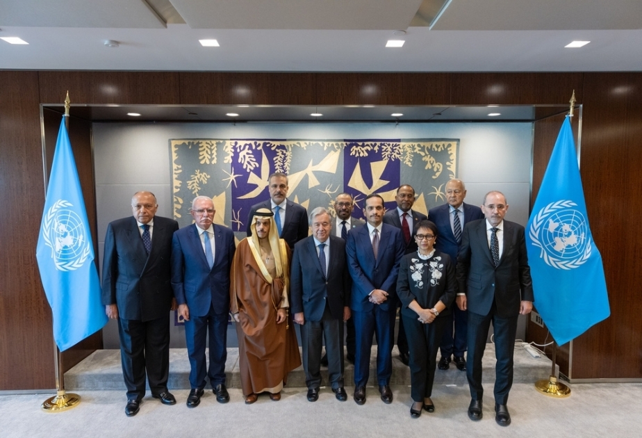 Le Secrétaire général des Nations Unies mène des discussions avec les ministres des affaires étrangères des pays arabes