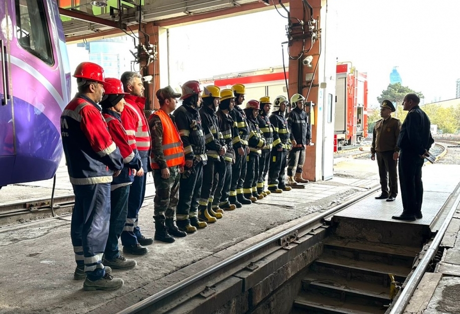 “Nərimanov” elektrik deposunda yanğınların söndürülməsi üsulları izah edilib –  TƏLİM