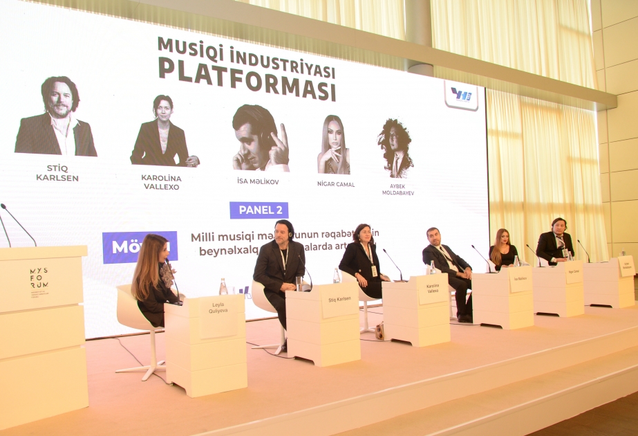 Milli musiqi məhsulunun beynəlxalq platformalarda rəqabətliliyinin artırılması müzakirə edilib