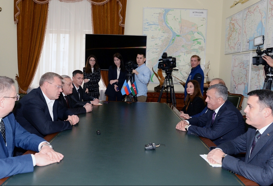 Глава Исполнительной власти Абшеронского района встретился с губернатором Астраханской области