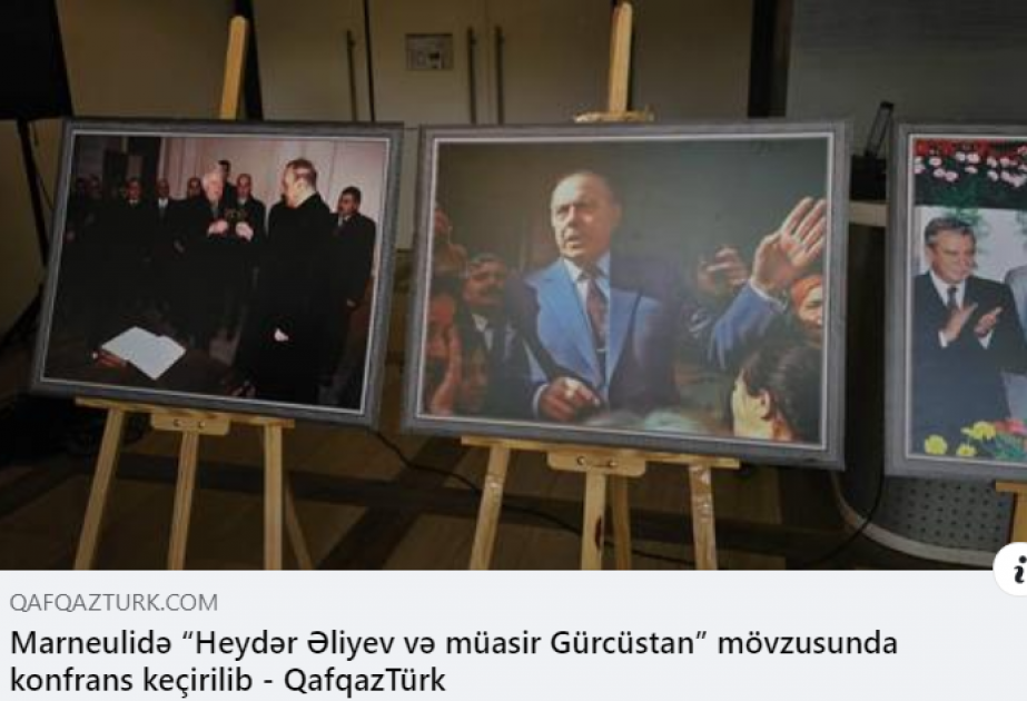 Ulu Öndərin yubileyi ilə əlaqədar AZƏRTAC-ın təşkil etdiyi tədbirlər Gürcüstan KİV-lərinin diqqət mərkəzində olub