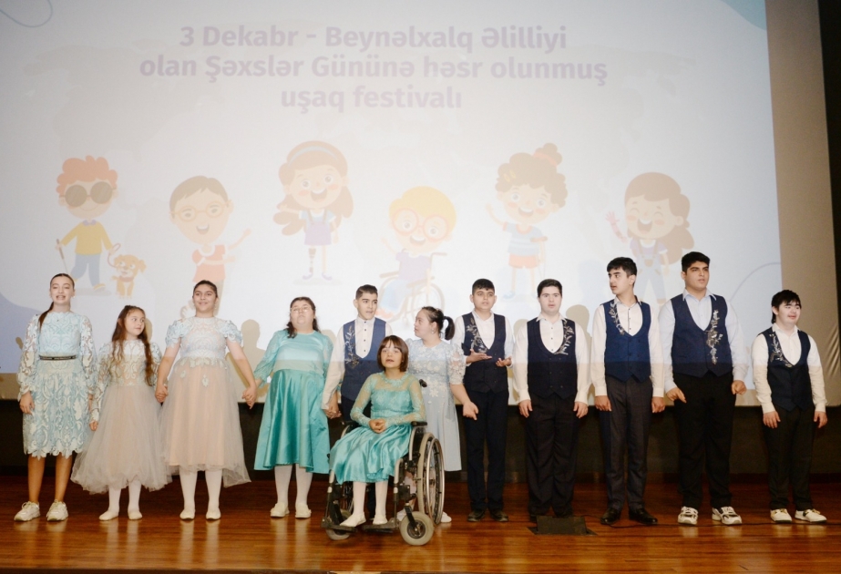 Beynəlxalq Əlilliyi olan Şəxslər Gününə həsr edilmiş uşaq festivalı keçirilib