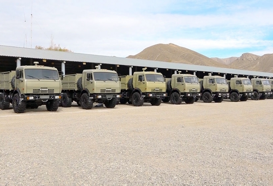 Combined Arms Army holds review-competition of operated vehicles