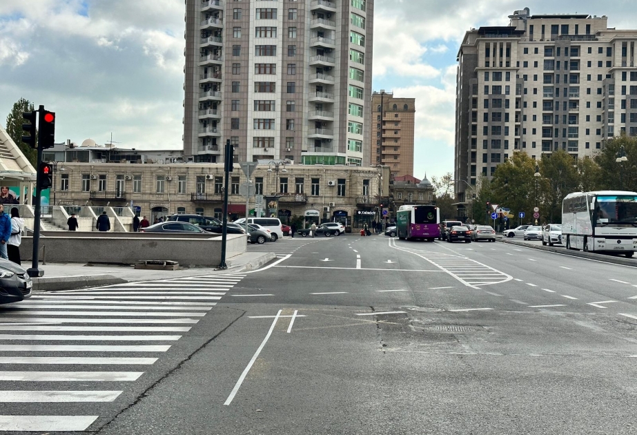 Bakının daha bir küçəsində yol hərəkətinin təşkilində dəyişiklik edilib