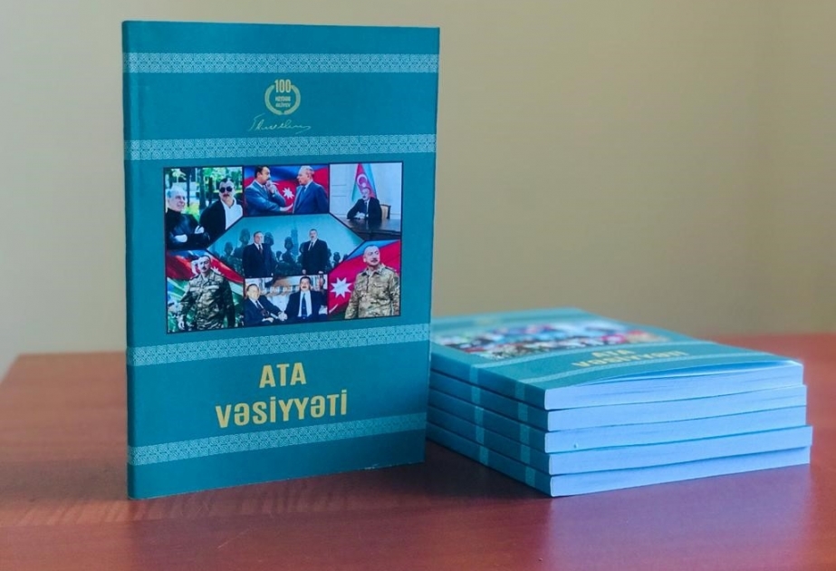 AMEA-nın Gəncə Bölməsində Ulu Öndər Heydər Əliyevin 100 illik yubileyi münasibətilə kitab nəşr olunub
