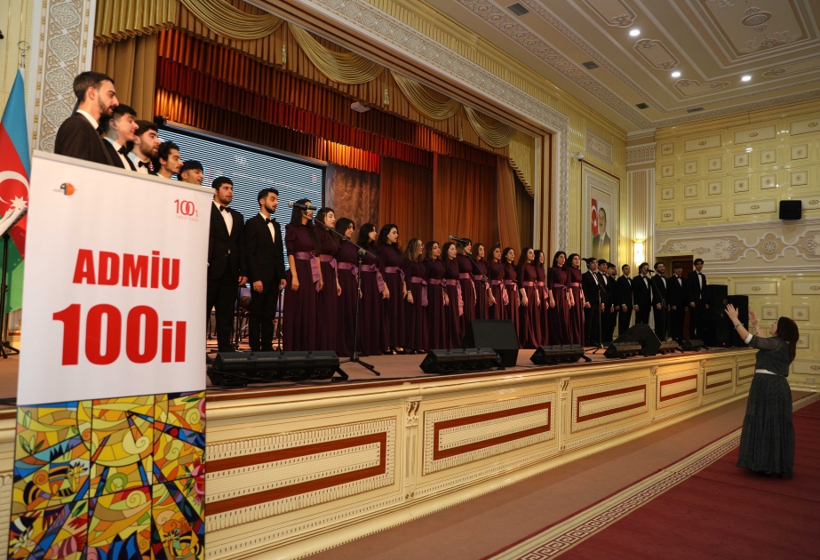 ADMİU-nun 100 illik yubileyi BDU-da qeyd olunub