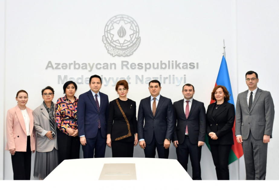 Azerbaijani culture minister meets with his Kazakh counterpart