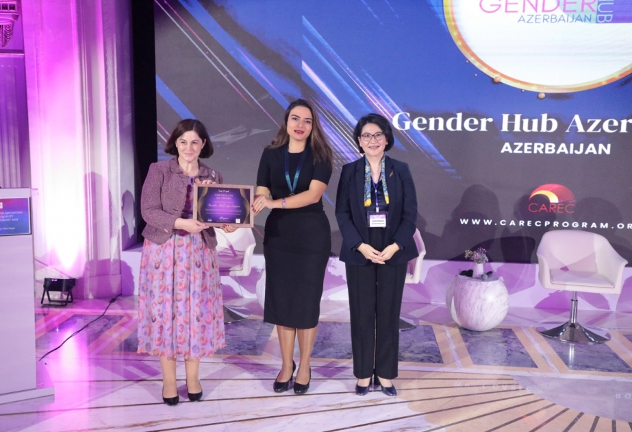 “Gender Hub Azərbaycan” təşkilatı “CAREC Gender Bərabərliyi” mükafatının qalibi olub
