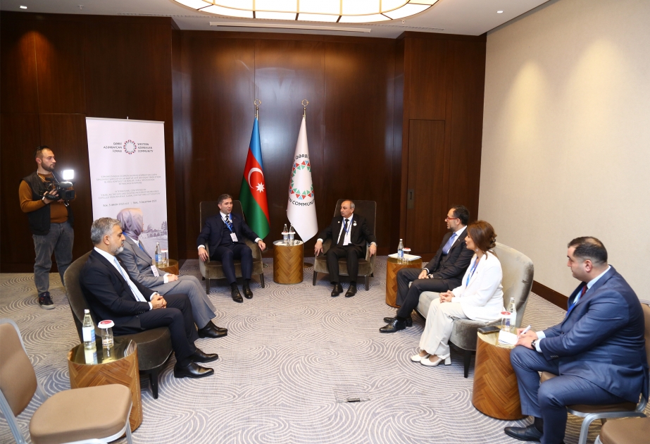 Qərbi Azərbaycan İcmasının sədri AK Parti Sədrinin müavini ilə görüşüb VİDEO