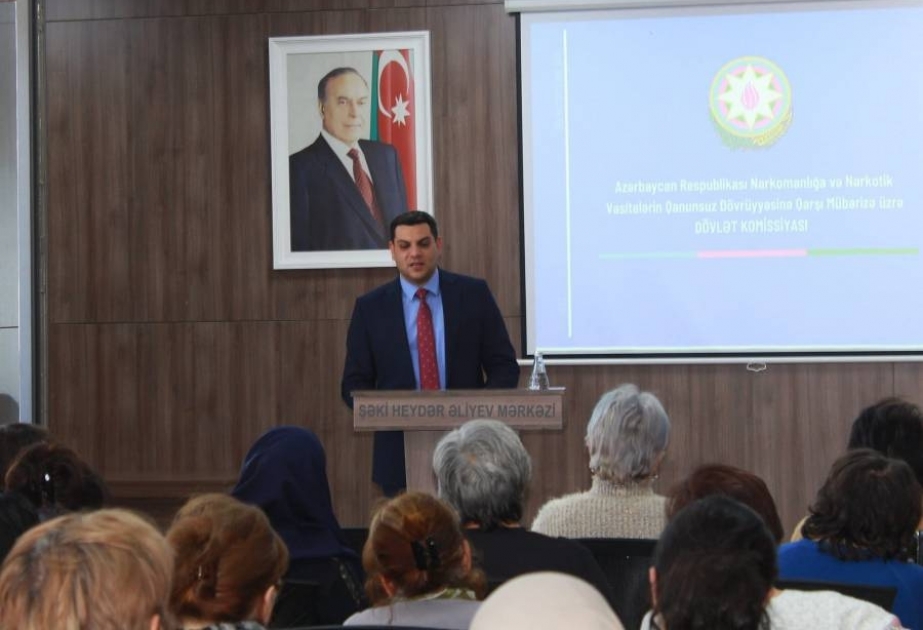 Şəkidə gənclər narkotik maddələrin sağlamlığa zərərli təsiri barədə məlumatlandırılıblar