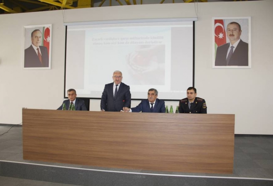 Cəlilabadda gənclər və yeniyetmələrə narkomaniyanın zərərli təsirləri barədə məlumat verilib