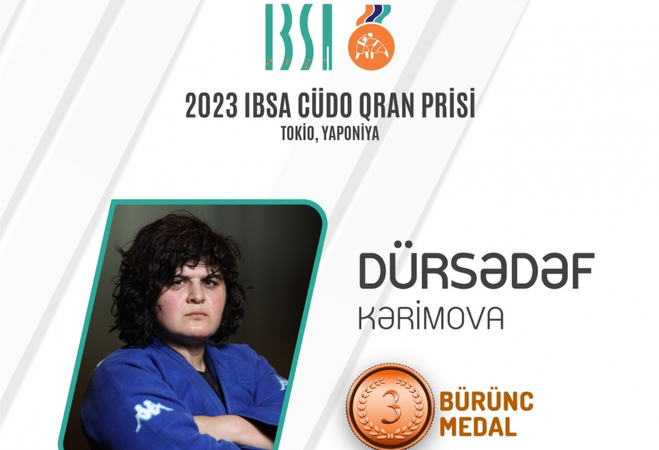 Azerbaijani female Para judoka grabs bronze at IBSA Grand Prix Tokyo 2023
