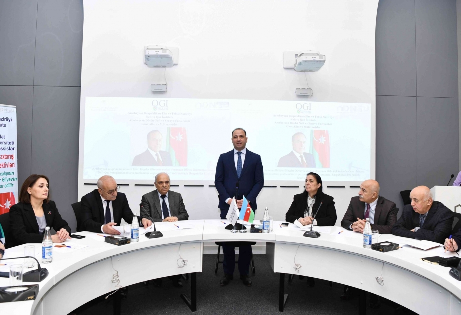 ADNSU-da Ümummilli Lider Heydər Əliyevin 100 illik yubileyinə həsr olunmuş elmi konfrans keçirilir