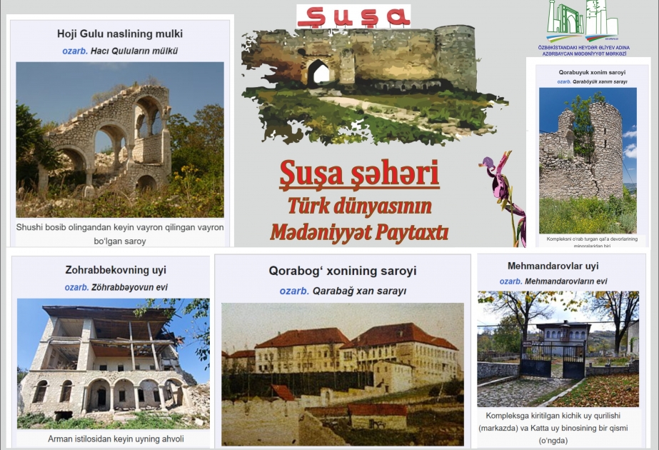 Şuşa şəhəri haqqında “Vikipediya”nın özbək dilli seqmentində bölmələr hazırlanıb