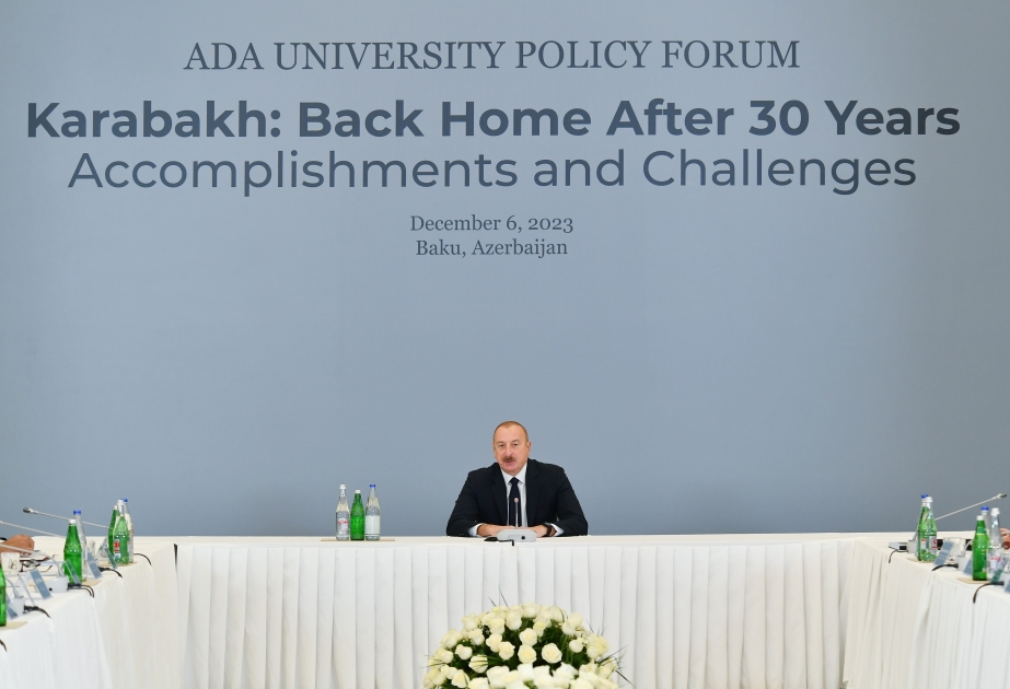 Le président azerbaïdjanais : La paix, nous l’avons déjà apportée dans la région