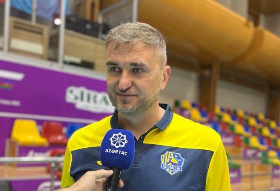 “Gəncə” voleybol klubunun baş məşqçisi: Mükafatçılar sırasında olmaq istəyirik