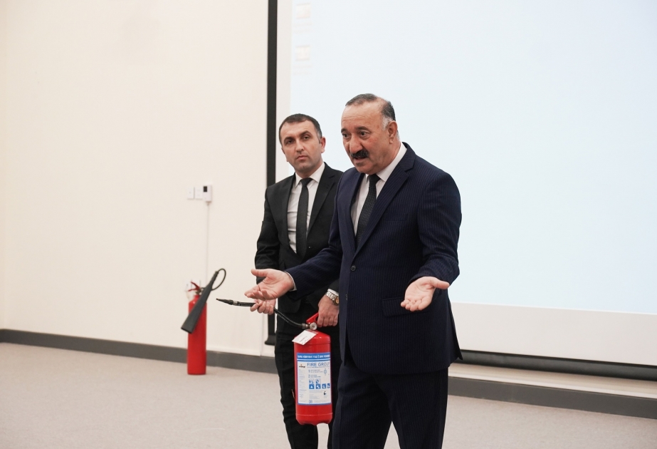 “Fövqəladə halların idarəedilməsi” mövzusunda maarifləndirmə tədbiri keçirilib