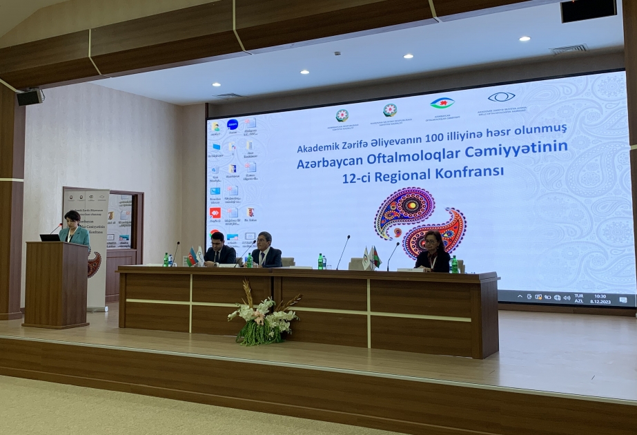 Naxçıvanda oftalmologiyaya həsr olunmuş regional konfrans və tibbi aksiya keçirilir