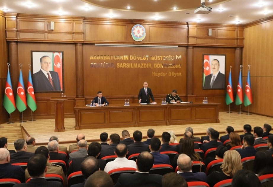 Nərimanov rayonunda qış mövsümü ərəfəsində yanğın təhlükəsizliyi sahəsində mövcud vəziyyət müzakirə olunub