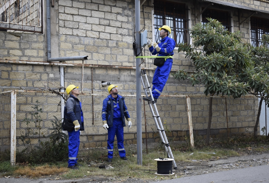 “Aztelekom” Yevlax rayonunu GPON texnologiyası ilə yüksəksürətli internetlə təmin etməyə başlayıb