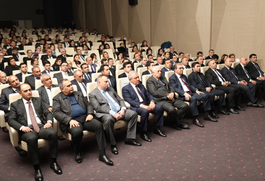 Gəncə Dövlət Filarmoniyasında “Heydər Əliyev və Gəncə mədəniyyəti” adlı film təqdim edilib