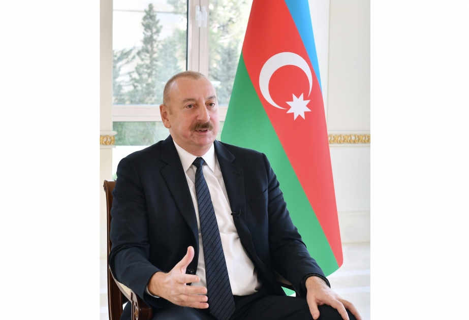 Präsident Ilham Aliyev: Unsere öffentliche Kommunikation mit Karabach-Armeniern und auch, was wir danach gemacht haben, zeigte, dass wir wollten, dass sie bleiben