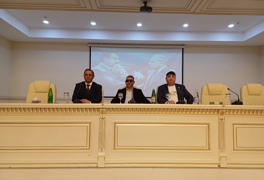 Azərbaycan Gözdən Əlillər Cəmiyyəti Ümummilli Liderin anadan olmasının 100 illiyi münasibətilə tədbir keçirib
