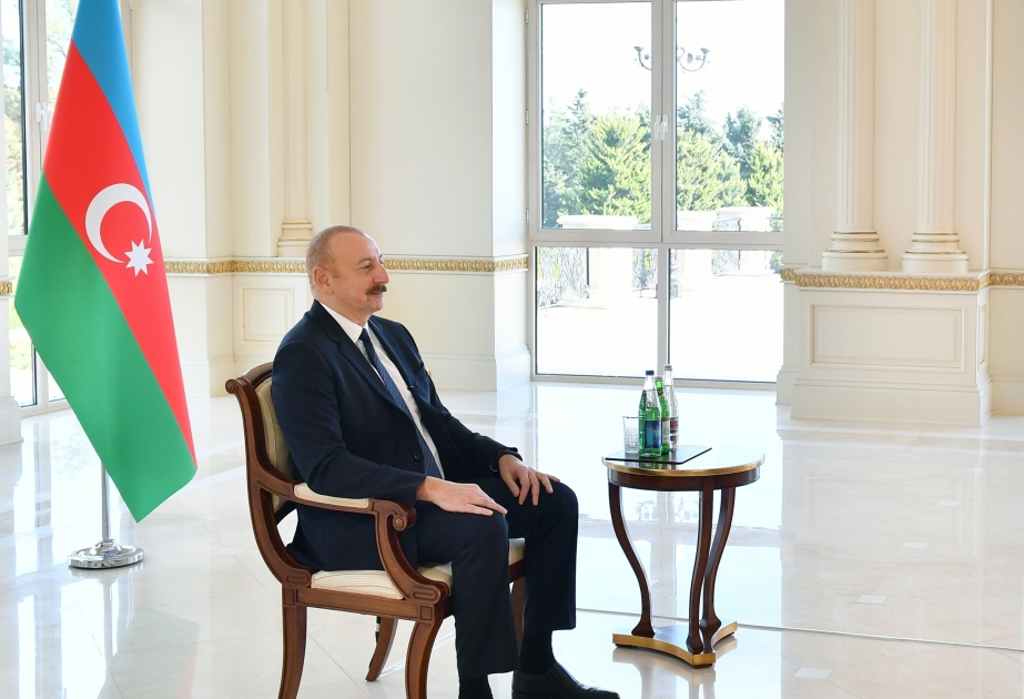 الرئيس علييف: لا أرى أي مانع يذكر أمام توقيع معاهدة سلام في الوقت الحاضر