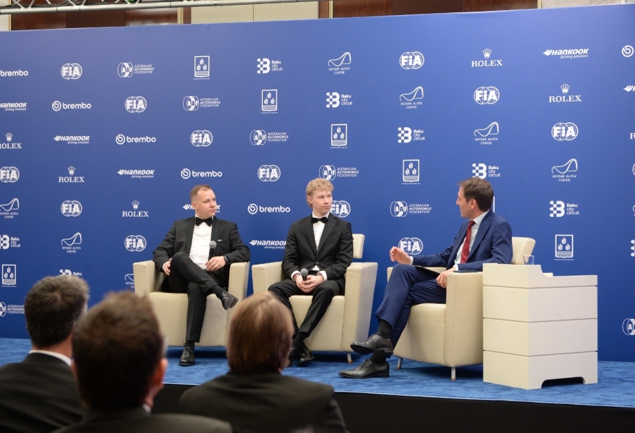 В Баку состоялась пресс-конференция в рамках церемонии награждения FIA