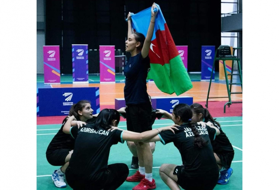 Qadın badmintonçulardan ibarət Azərbaycan millisi tarixi qələbə qazanıb