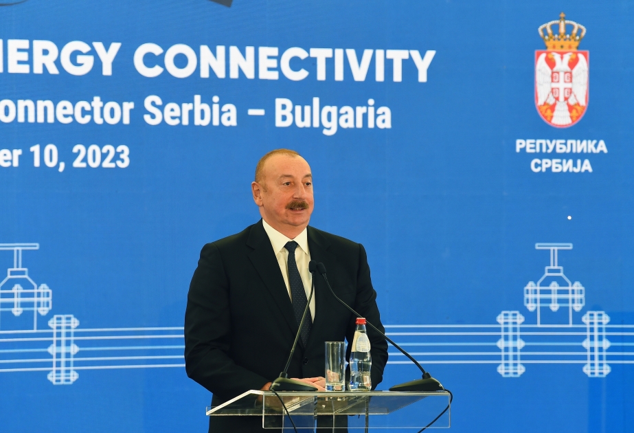 Presidente de Azerbaiyán: "Los proyectos propuestos y ejecutados por nuestra parte han remodelado significativamente el mapa energético de Eurasia"