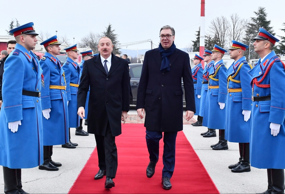 President of Azerbaijan Ilham Aliyev concluded his visit to Serbia VIDEO